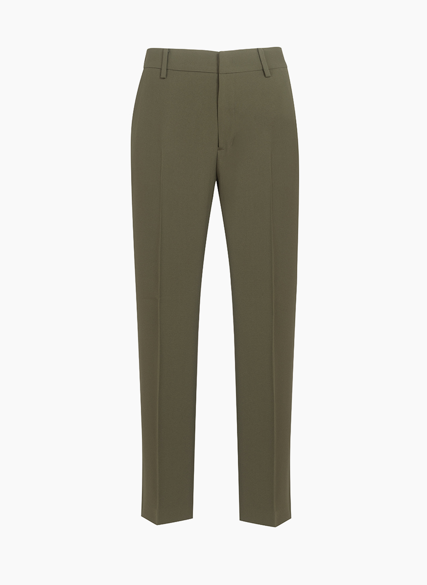 No21 wool pleat trousers
