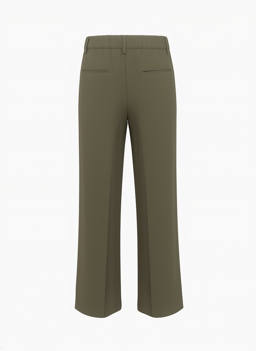 No21 wool pleat trousers