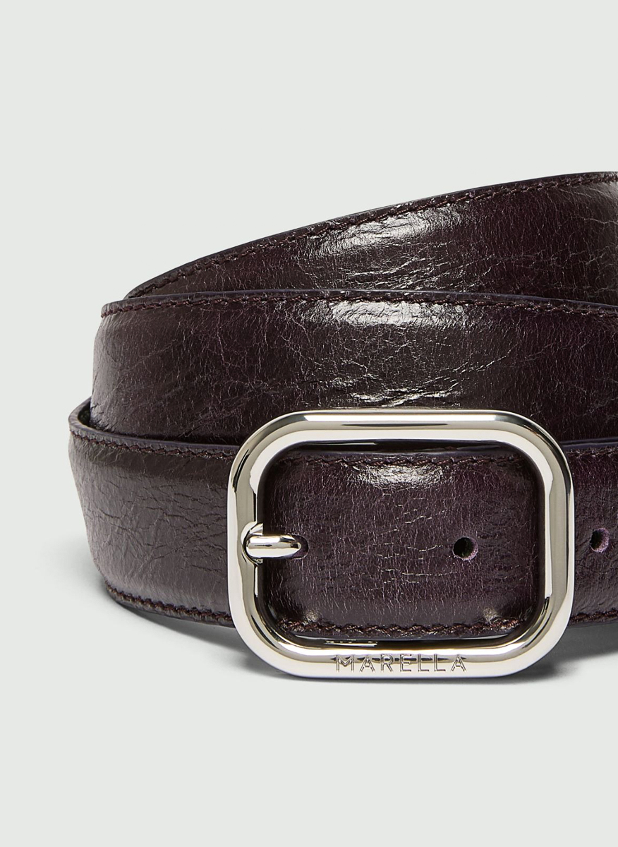 Кожен колан с 'Antiqued polished' Marella Mllcalco