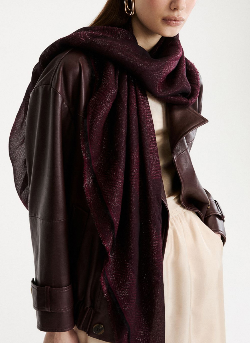 Marella Mlacollana scarf with lurex
