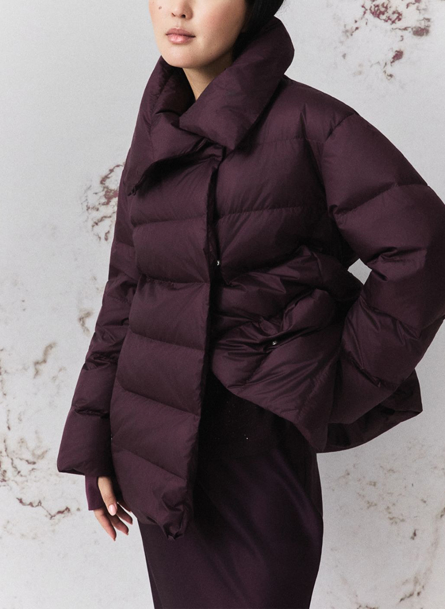 Пухено яке с 'Water repellent' обработка Marella Monochrome Mlldalmata