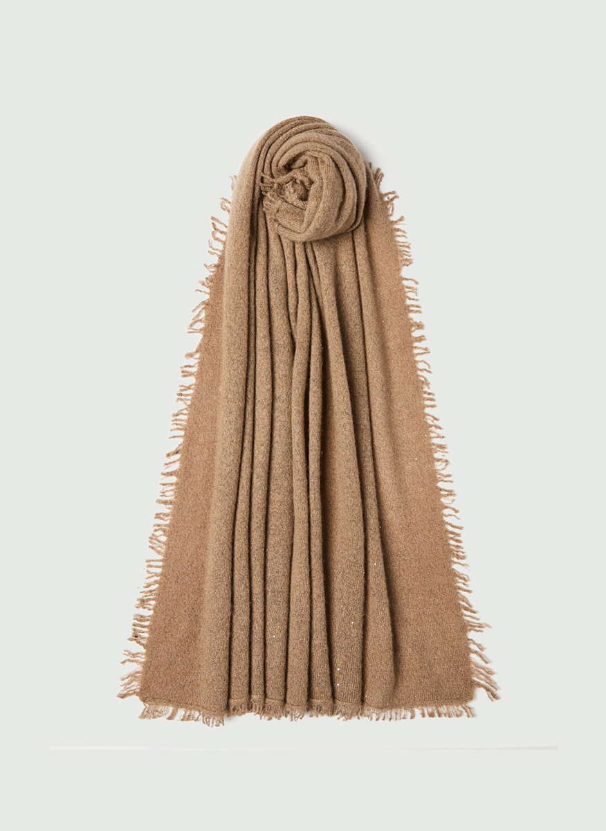 Marella Mlafatuo cashemre blend scarf with lurex
