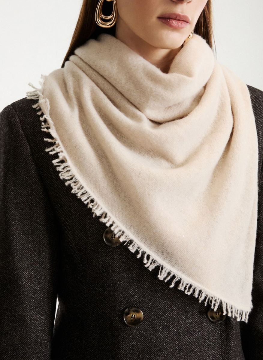 Marella Mlafatuo cashemre blend scarf with lurex