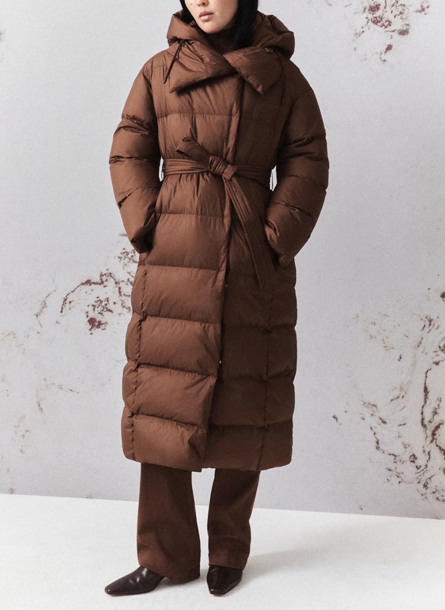 Дълго пухено яке Marella Monochrome Mllalben