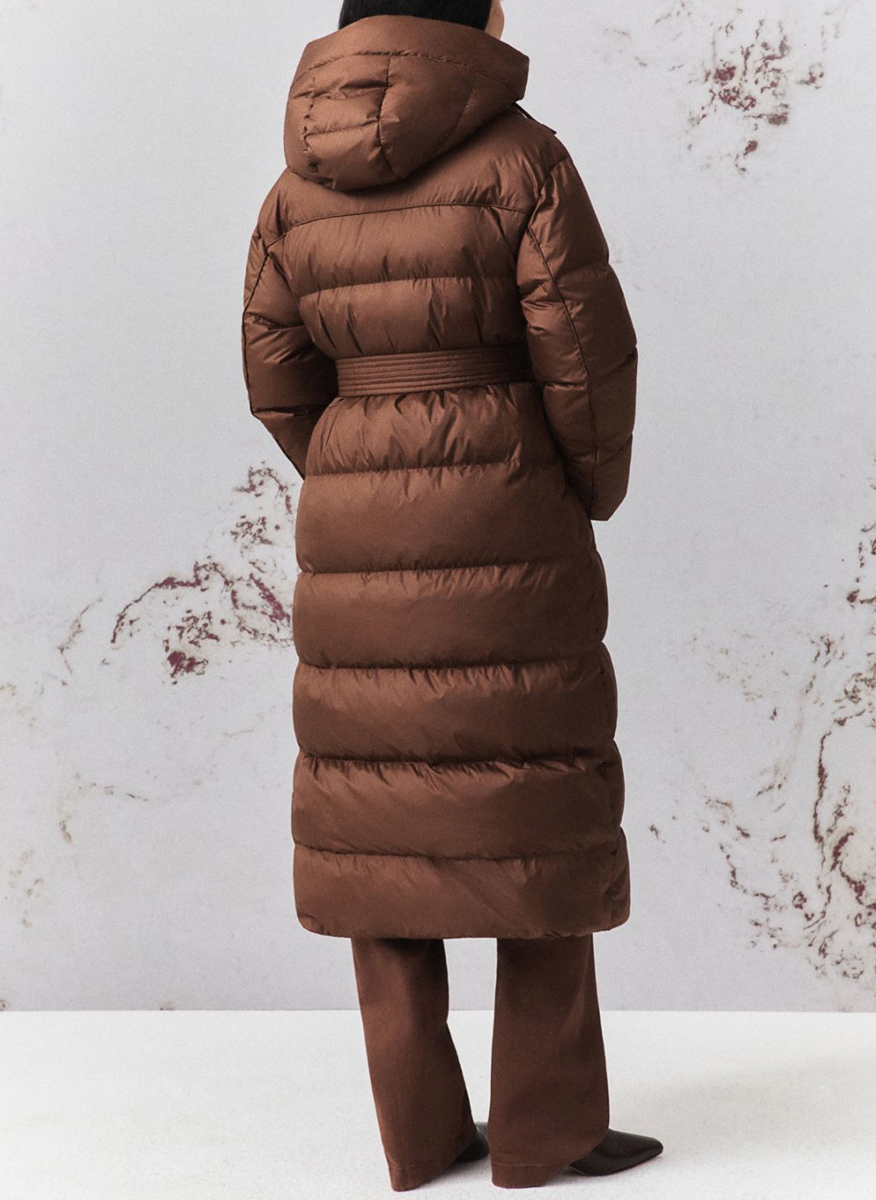 Дълго пухено яке Marella Monochrome Mllalben