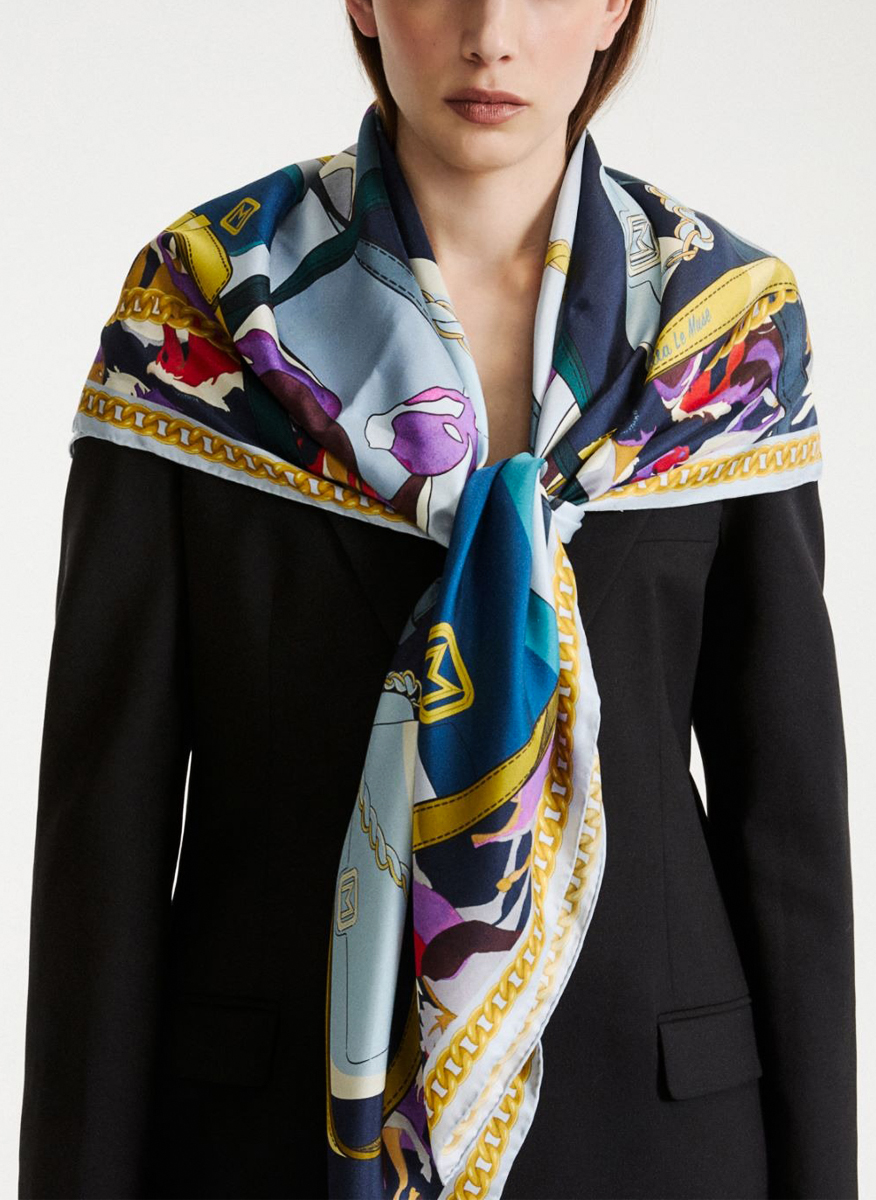 Marella Mlaaerosi 'Le Muse' silk scarf