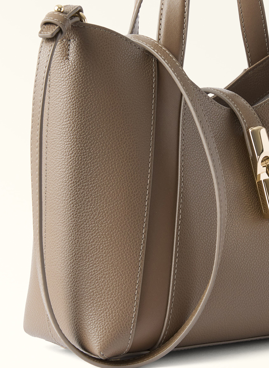 Чанта Furla Goccia Muddy Gray S