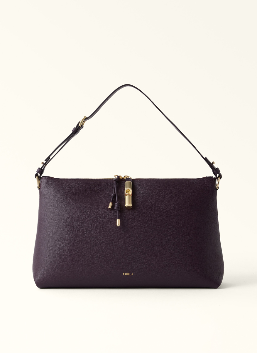 Кожена чанта Furla Debby Winter Bloom
