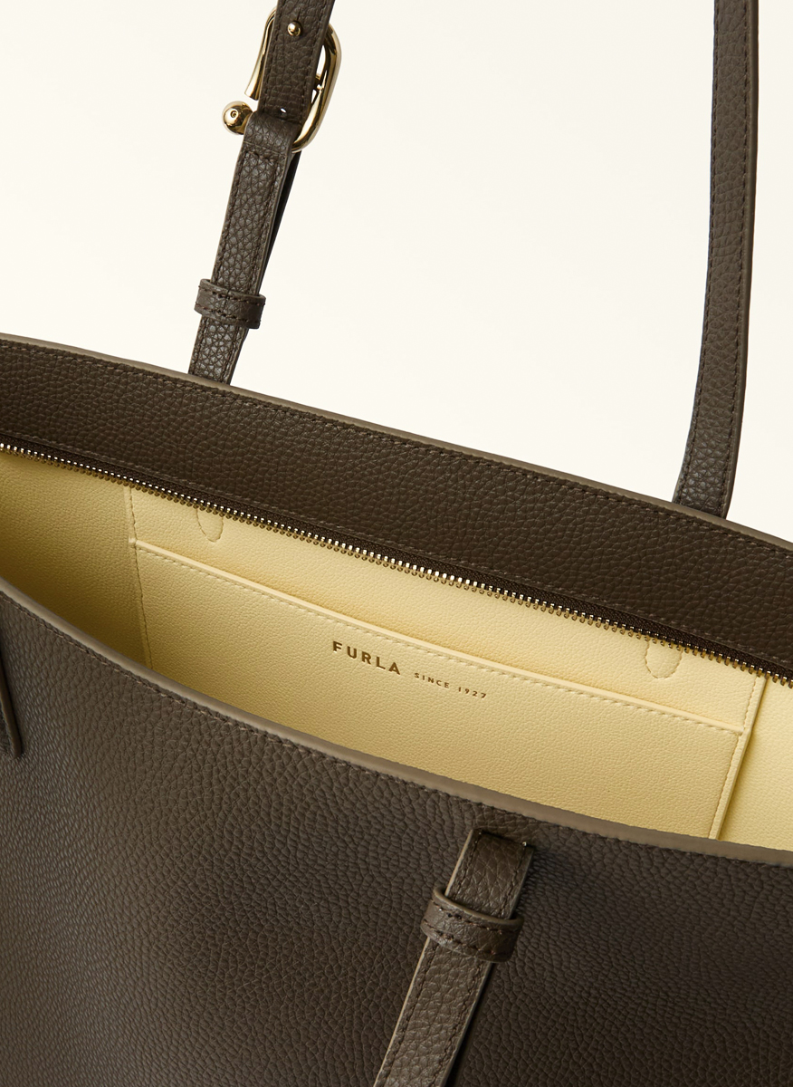 Furla Ava Mogano leather bag