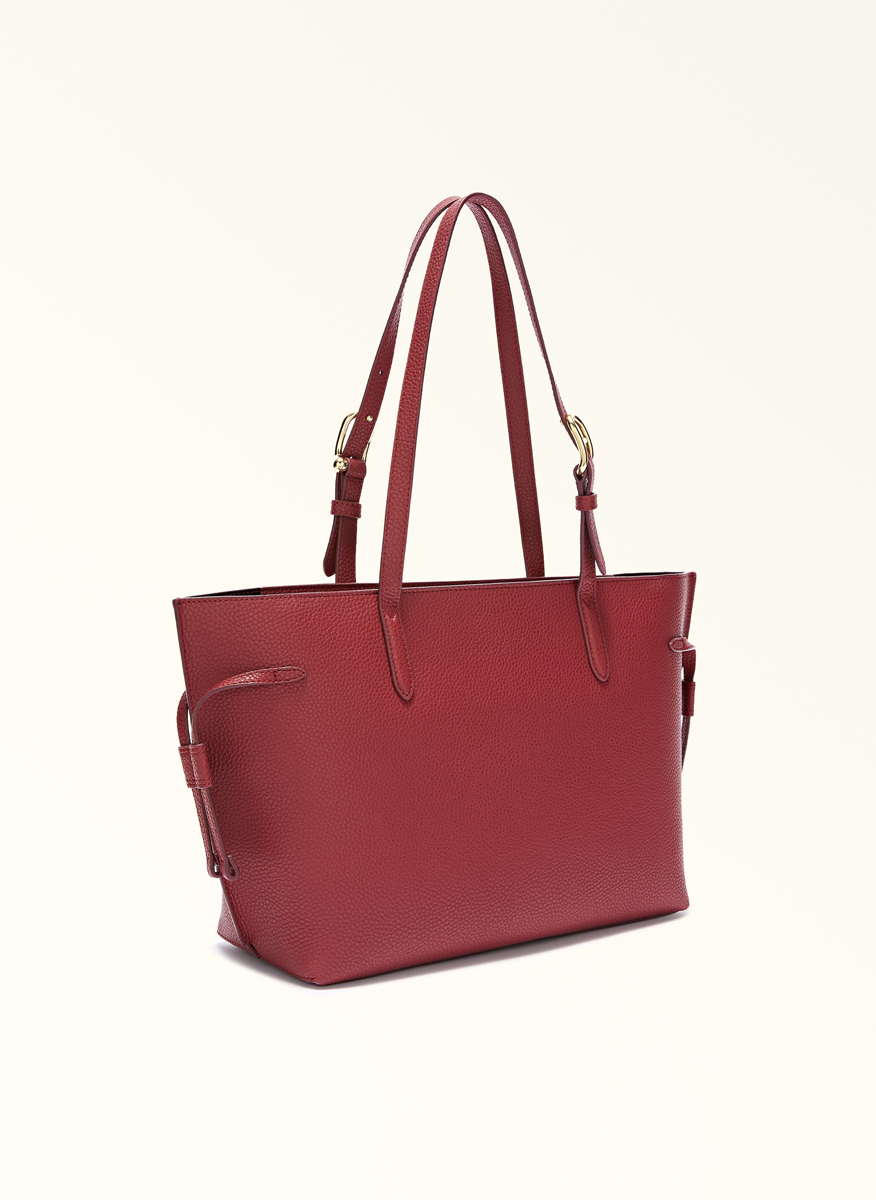 Кожена 'Tote' чанта Furla Ava Ciliegia Nero