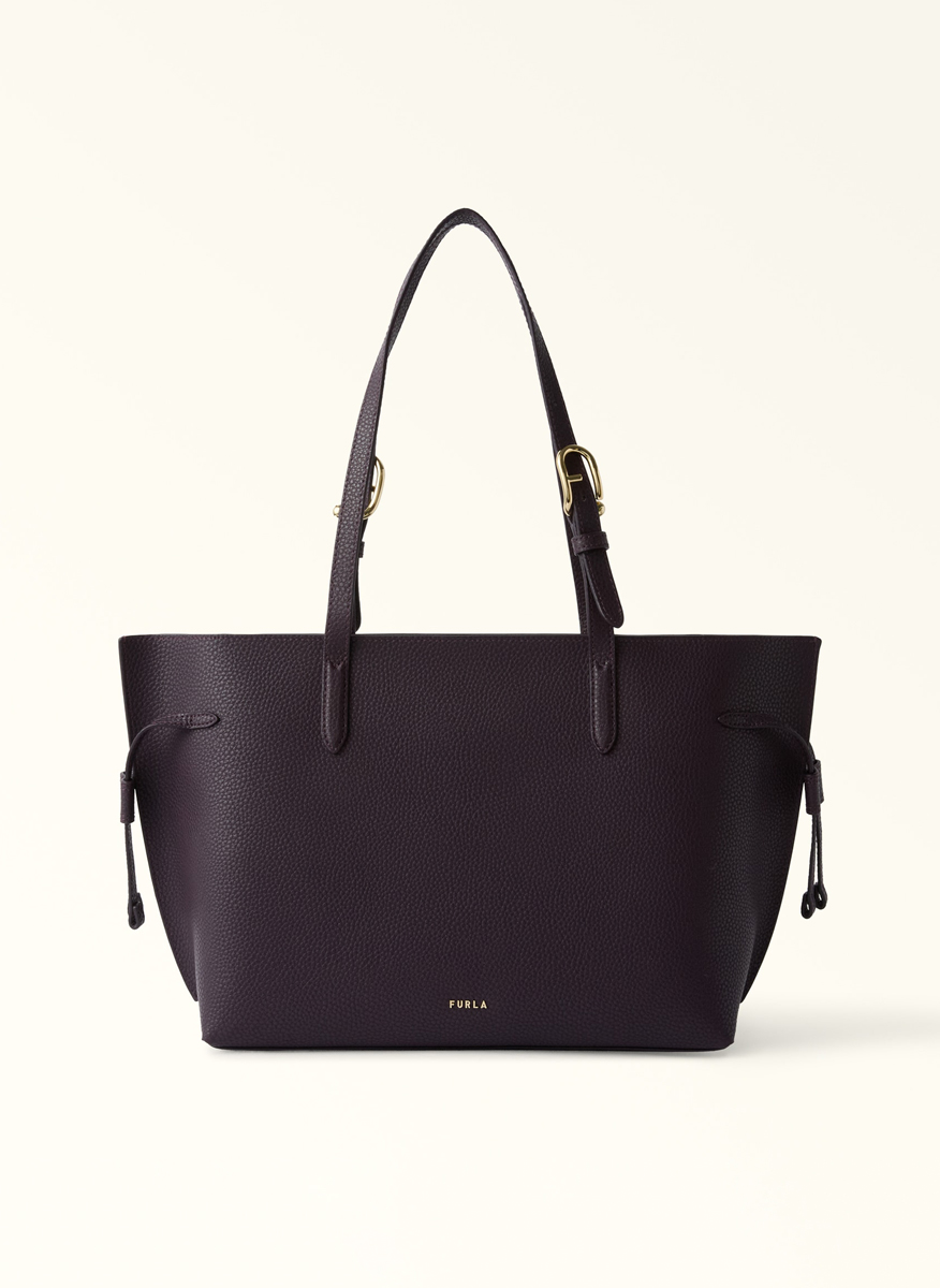 Кожена 'Tote' чанта Furla Ava Winter Bloom Cotone