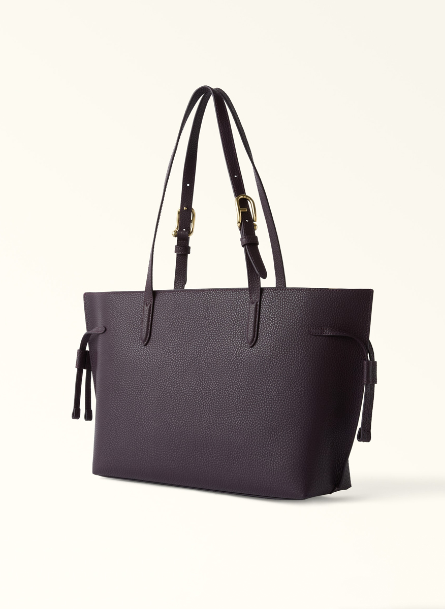 Кожена 'Tote' чанта Furla Ava Winter Bloom Cotone