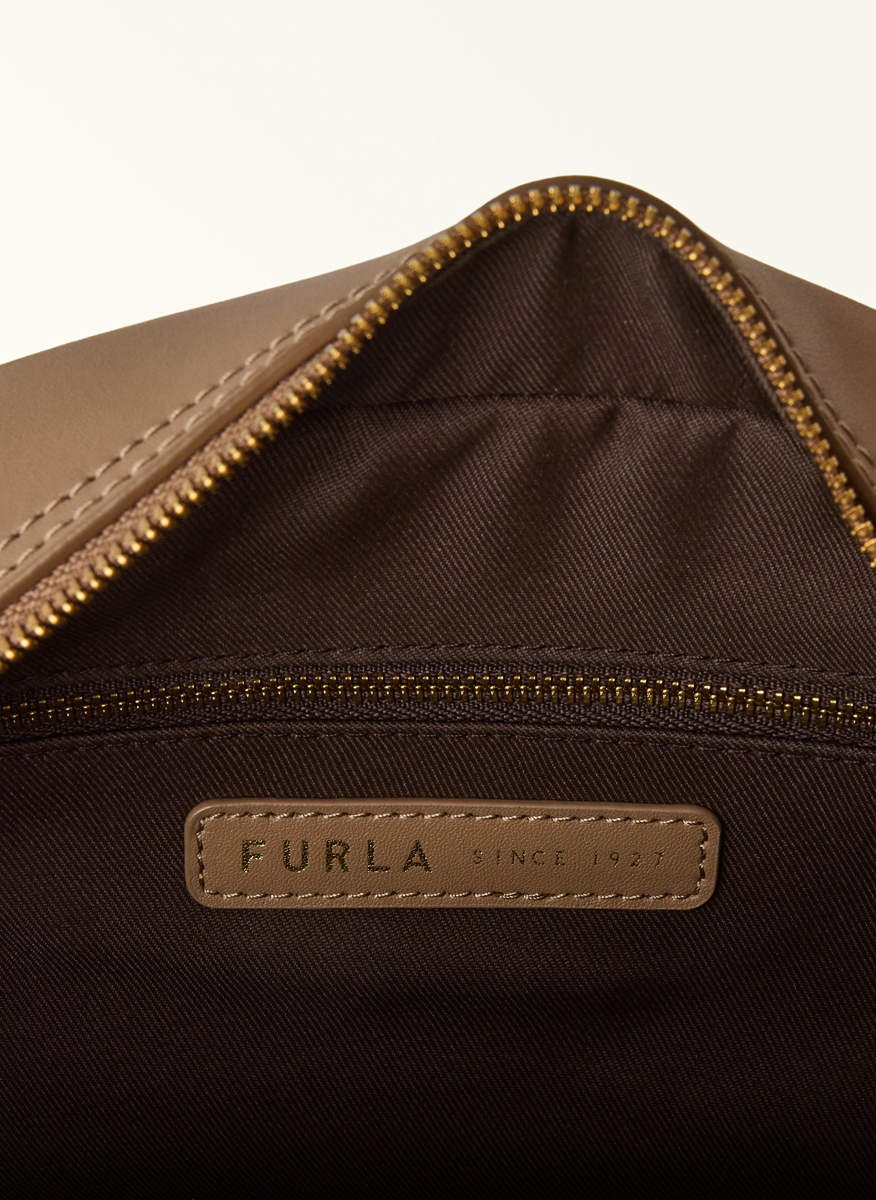 Чанта Furla Poppy Dome Toffee M