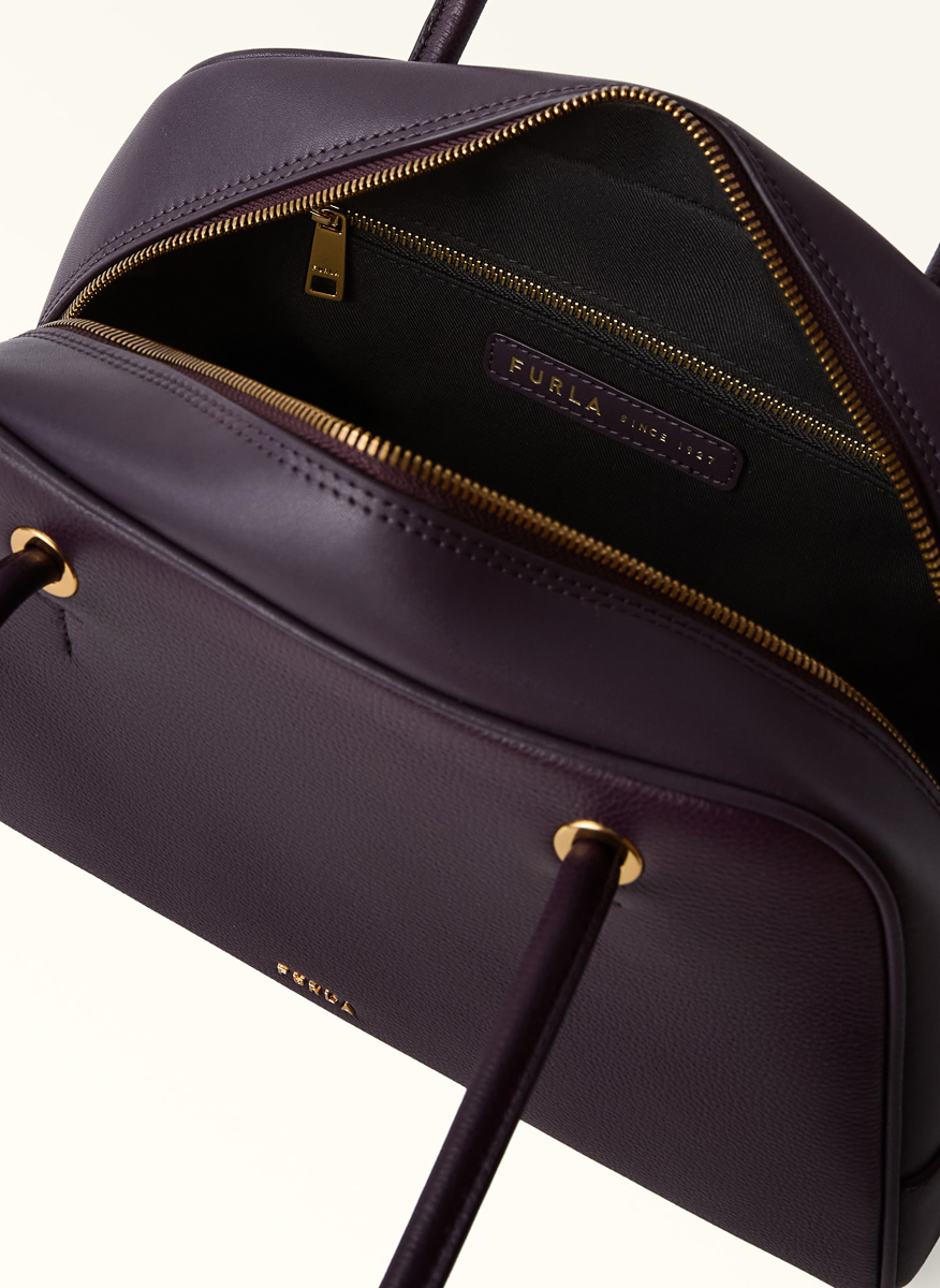 Чанта Furla Poppy Dome Winter Bloom M