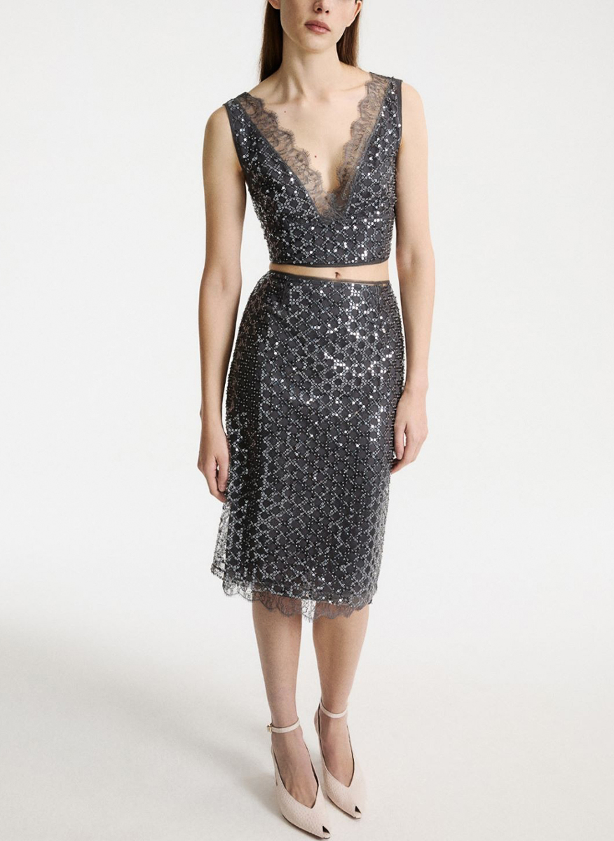 Marella Mlsagevole tulle skirt