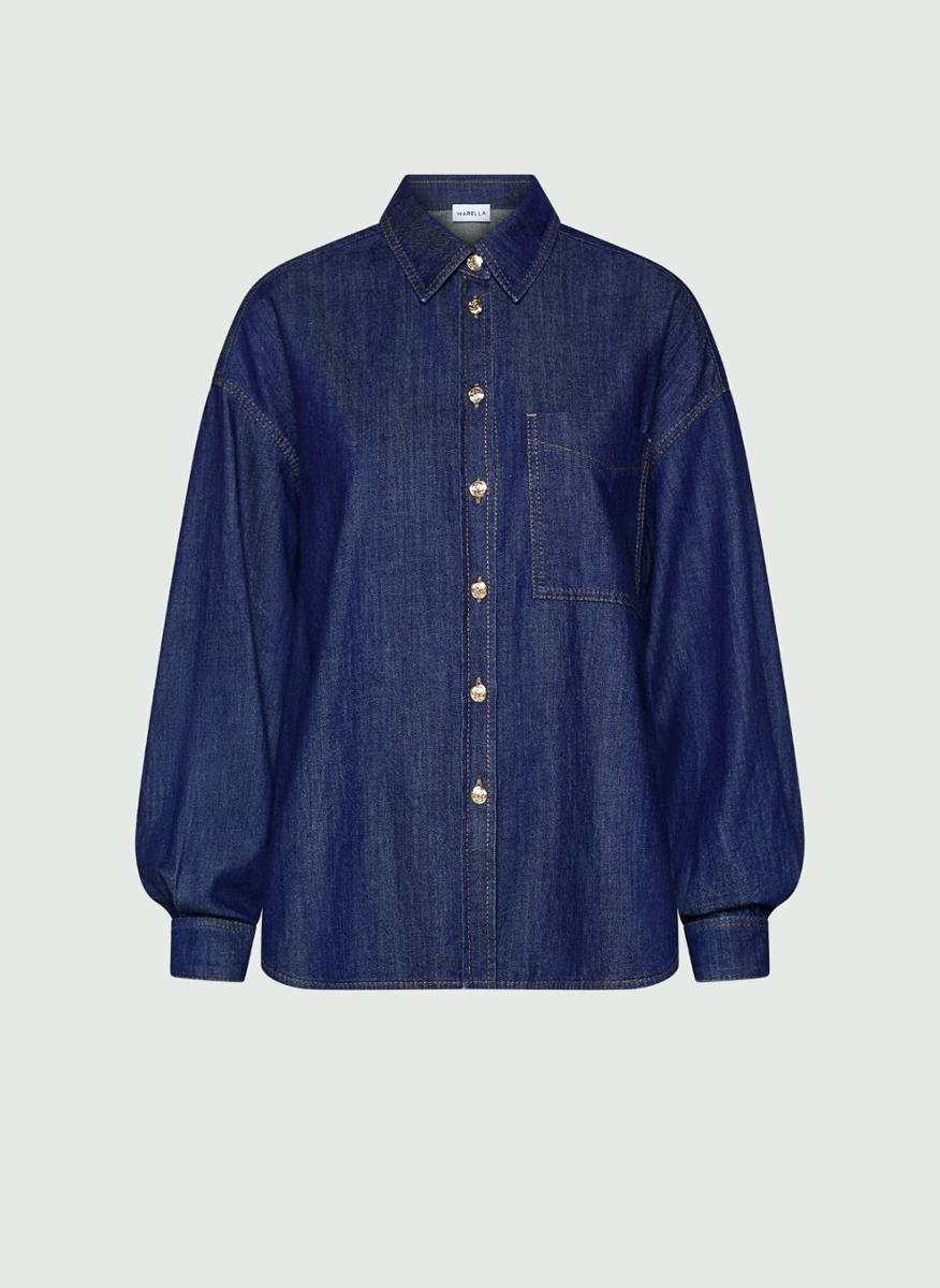 Marella Mllmedeola denim shirt