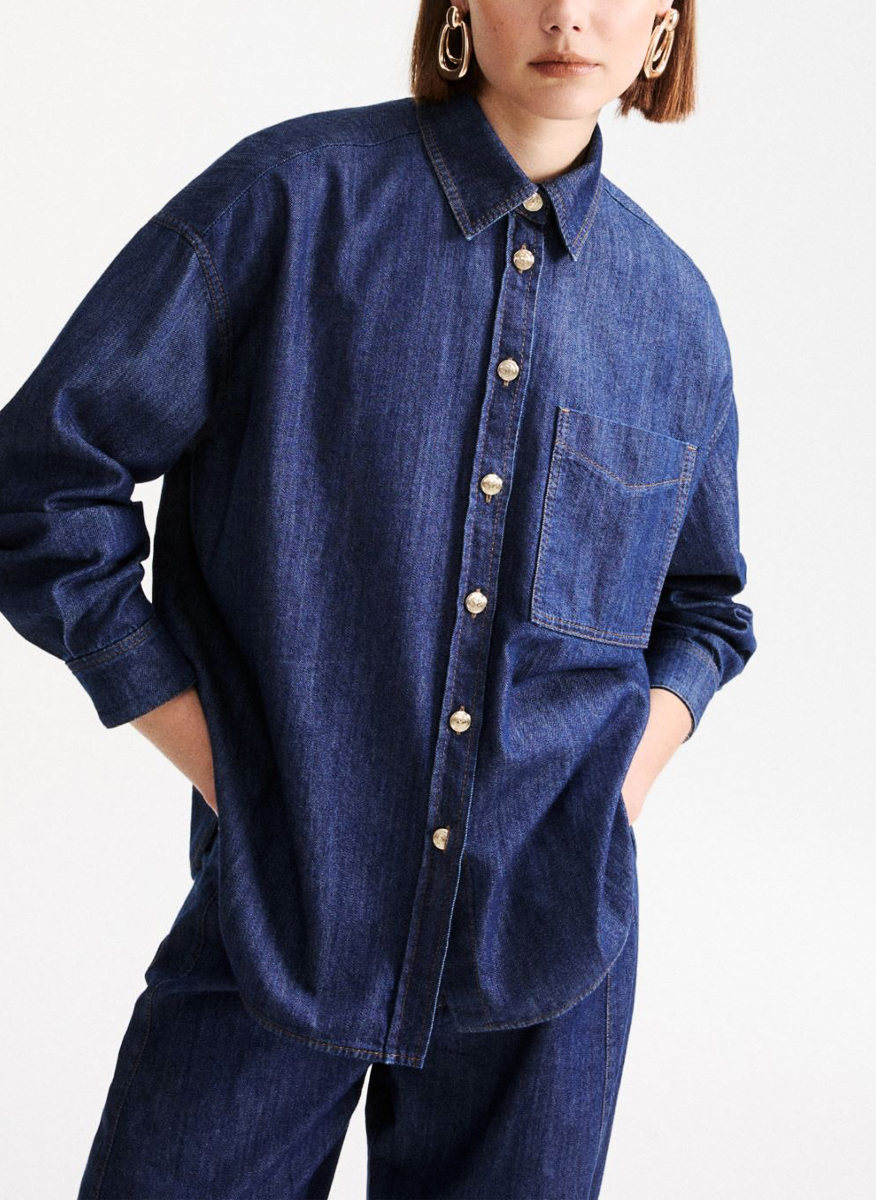 Marella Mllmedeola denim shirt