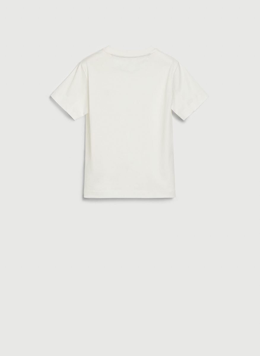 Тишърт с бродерия Brunello Cucinelli Kids 8-10