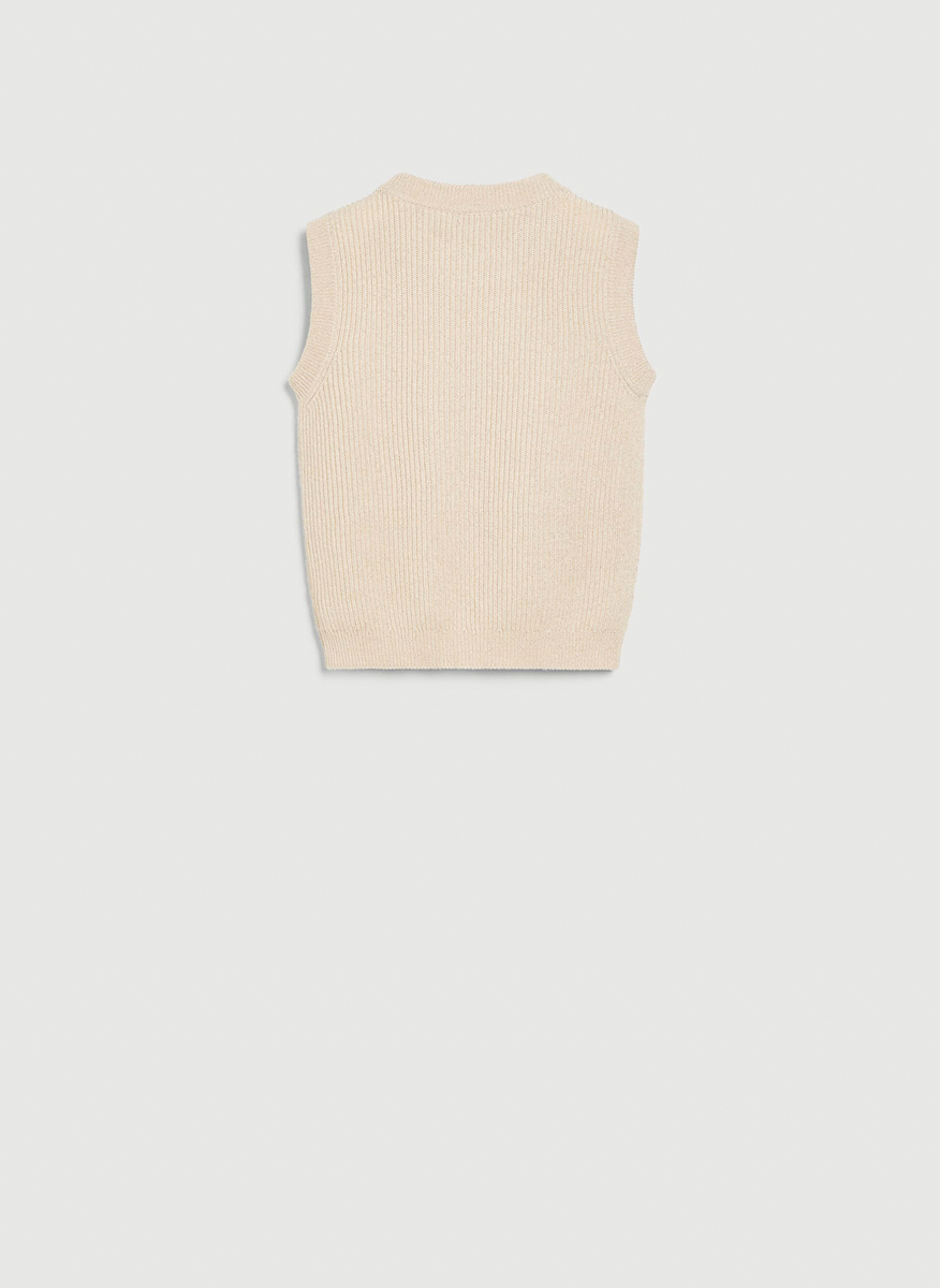 Пуловер без ръкав 'Sparkling note' Brunello Cucinelli Kids 12