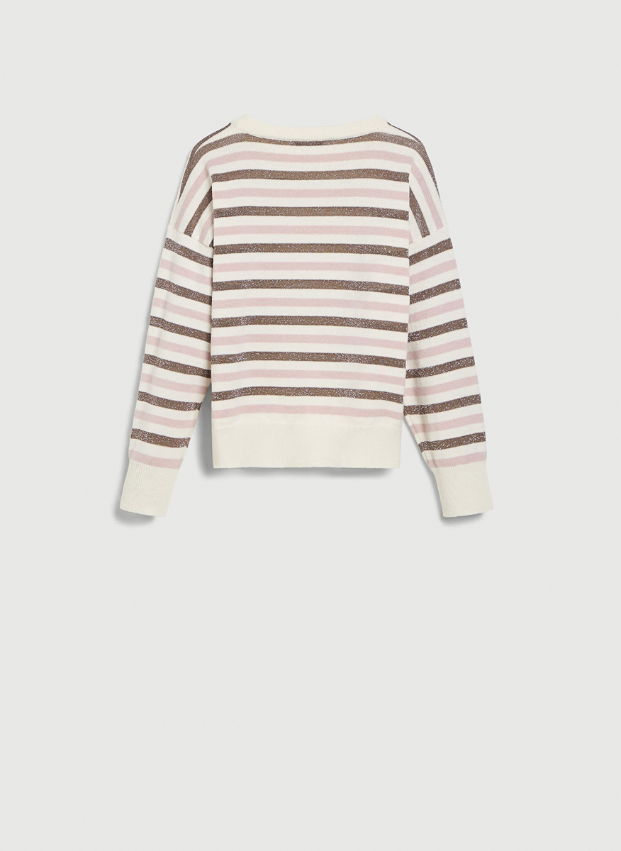 Раиран пуловер от фина вълна и кашмир Brunello Cucinelli Kids 8-10