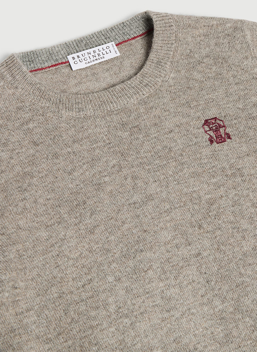 Пуловер от кашмир Brunello Cucinelli Kids 