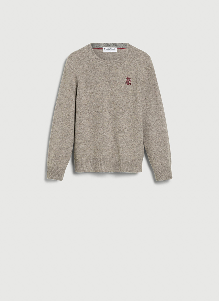 Brunello Cucinelli Kids 4 sweater made from 100% cashmere
