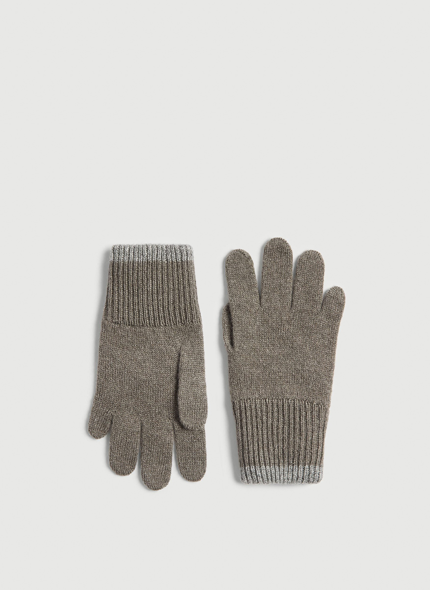 Ръкавици от 100% кашмир Brunello Cucinelli Kids M