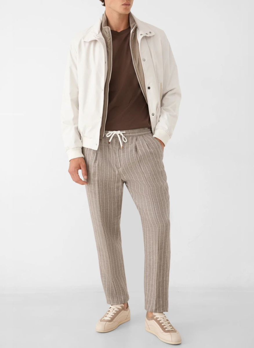 Тишърт 'Classic fit' Brunello Cucinelli