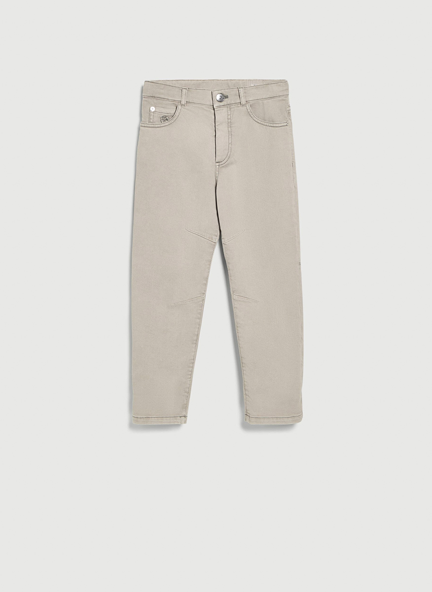 Деним с контрастни детайли Brunello Cucinelli Kids 12