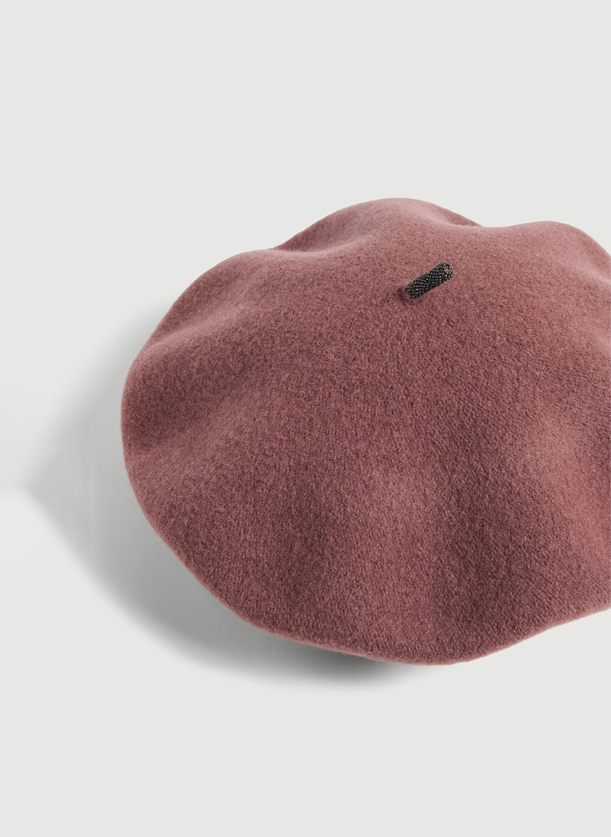 Brunello Cucinelli L baret in 100% wool