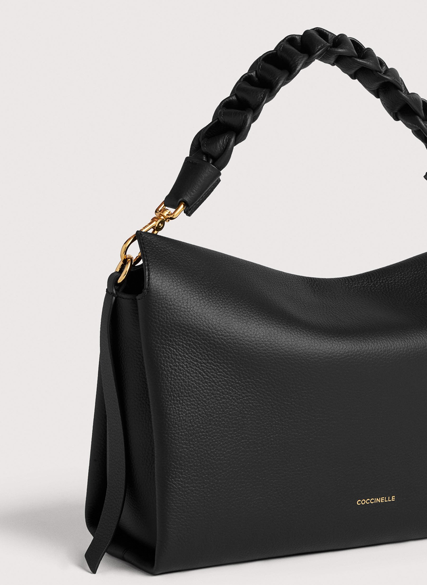 Кожена чанта Coccinelle Boheme Medium
