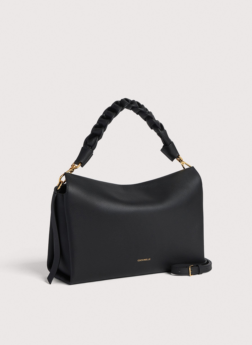 Кожена чанта Coccinelle Boheme Medium