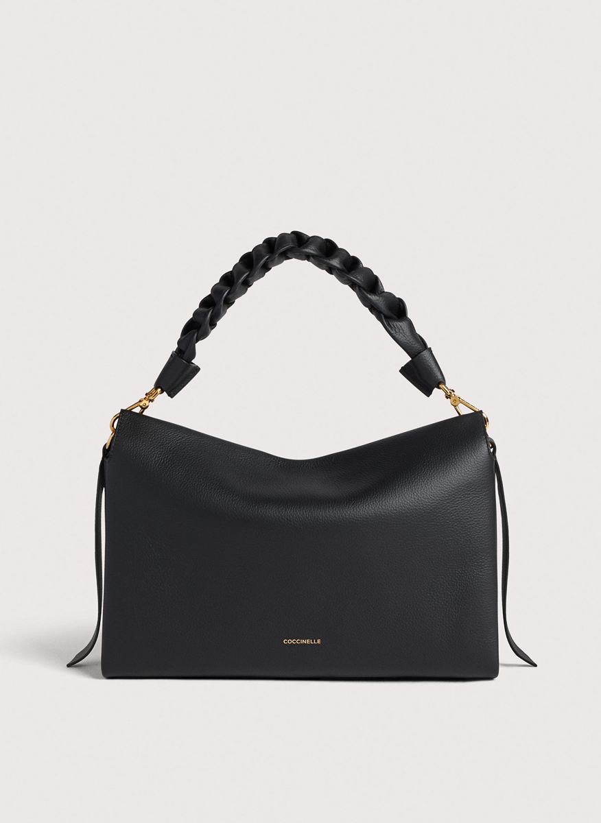 Кожена чанта Coccinelle Boheme Medium