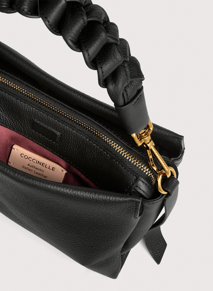 Кожена чанта Coccinelle Boheme Small