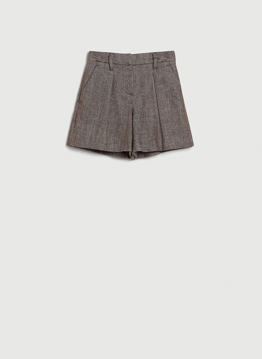 Елегантен къс панталон 'Chevron' Brunello Cucinelli Kids 4-6