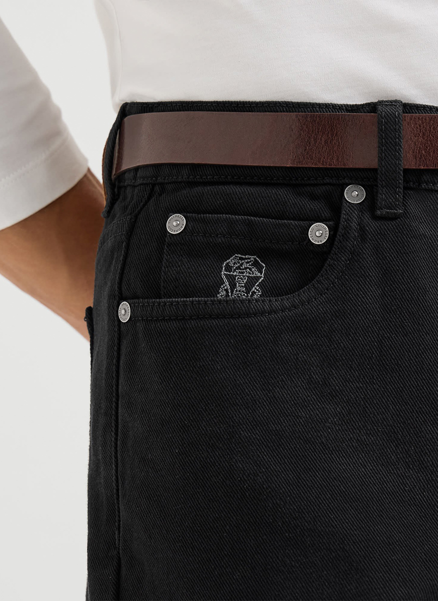 Brunello Cucinelli five-pocket denim trousers