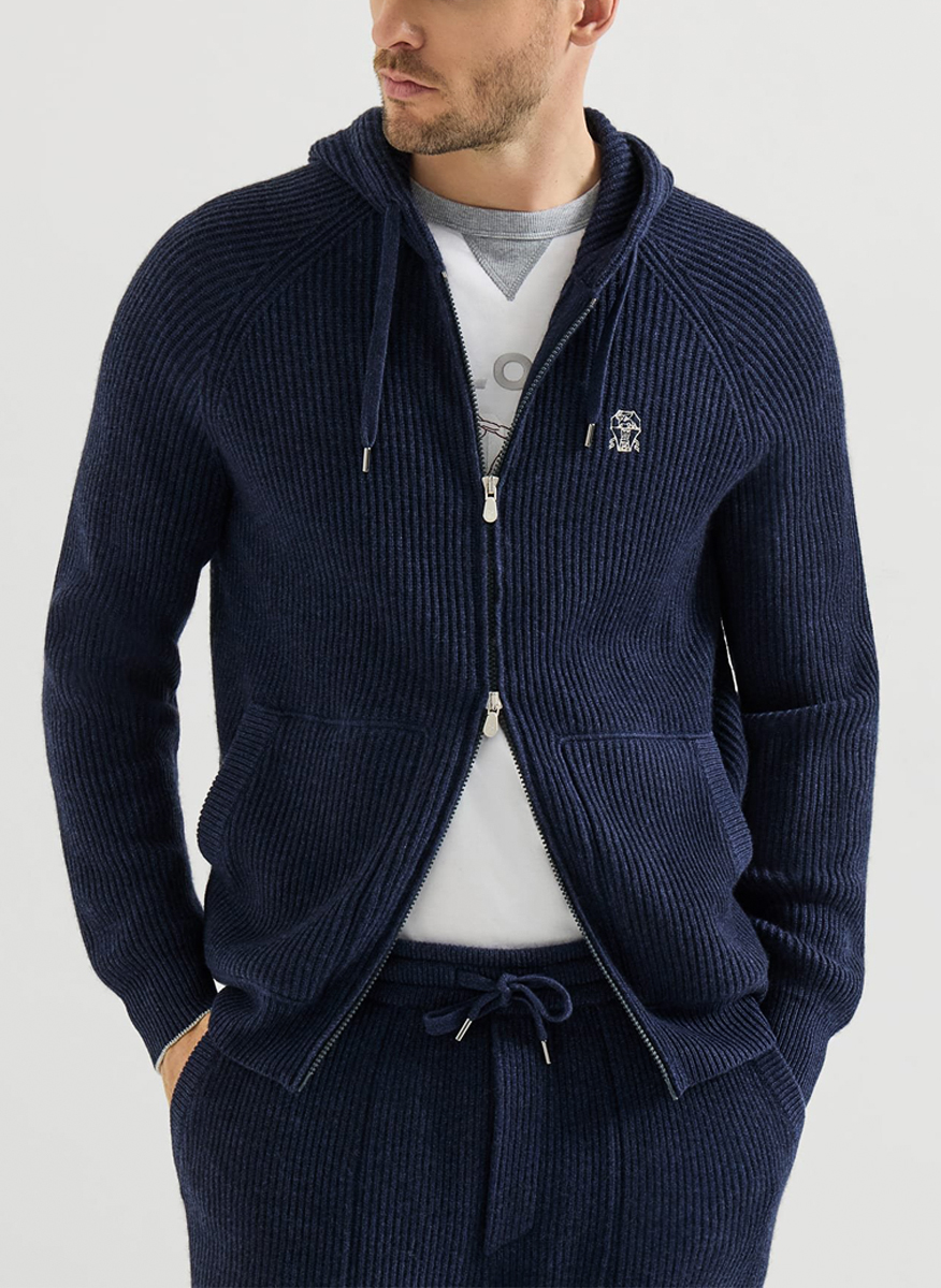 Brunello Cucinelli knitted sweatshirt