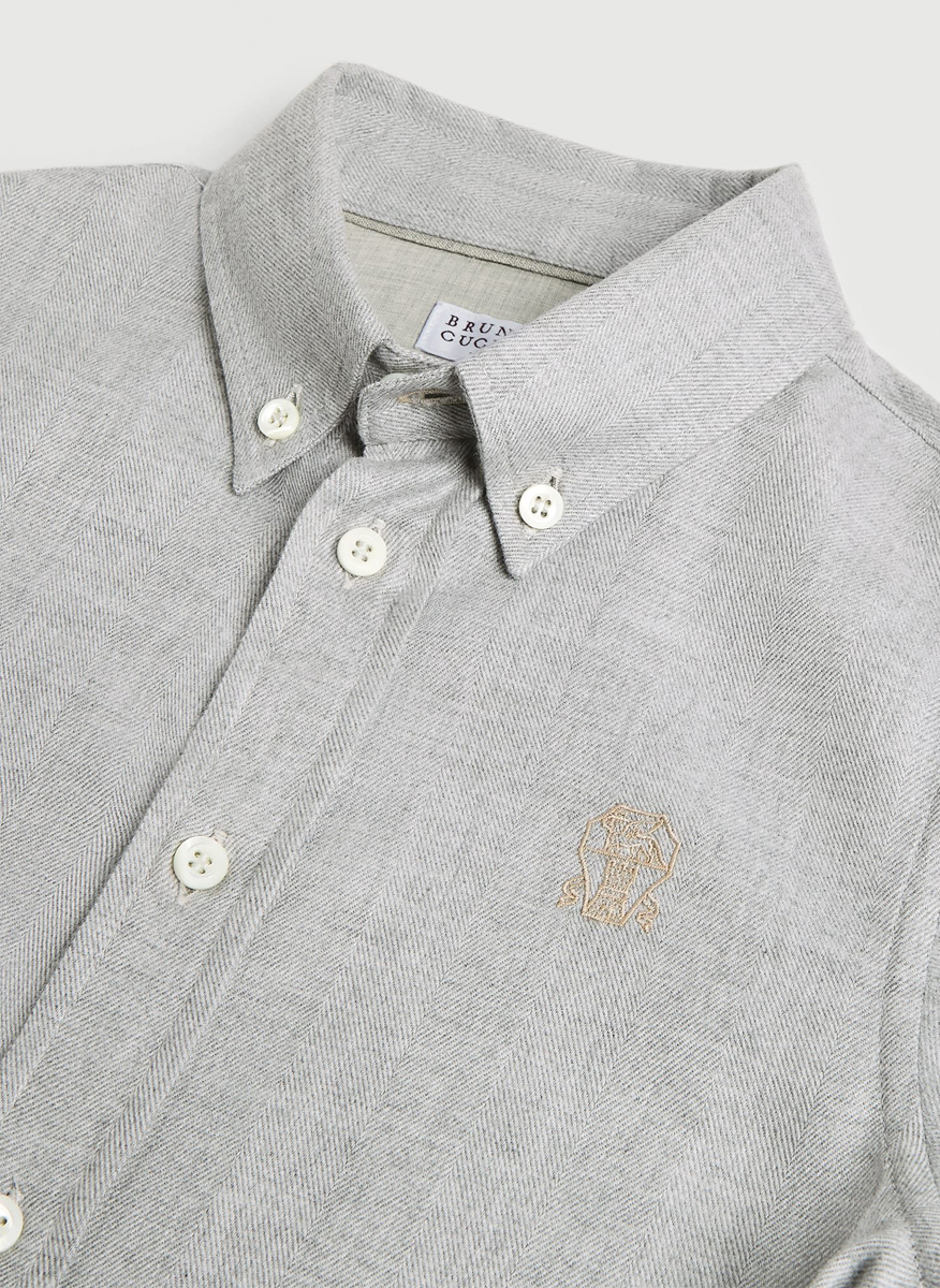 Brunello Cucinelli Kids 8-10 classic shirt
