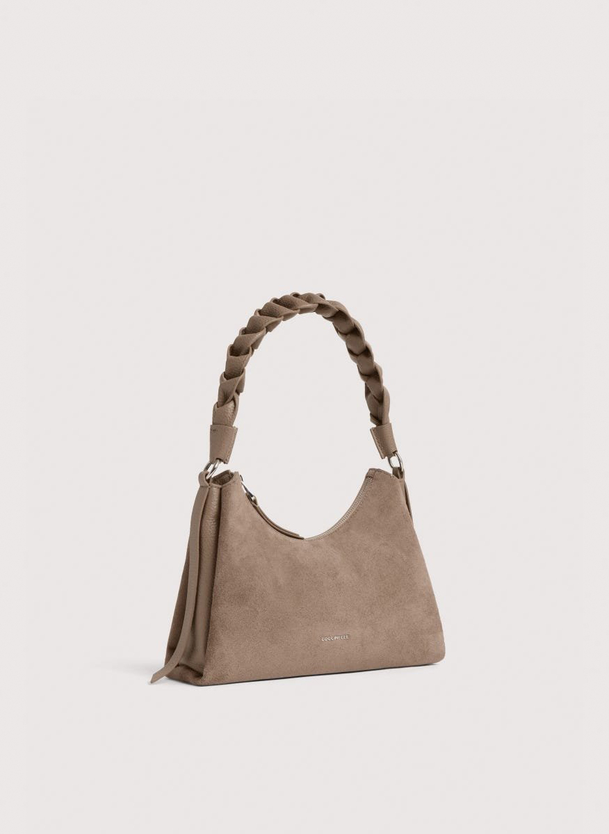 Велурена чанта Coccinelle Boheme Small