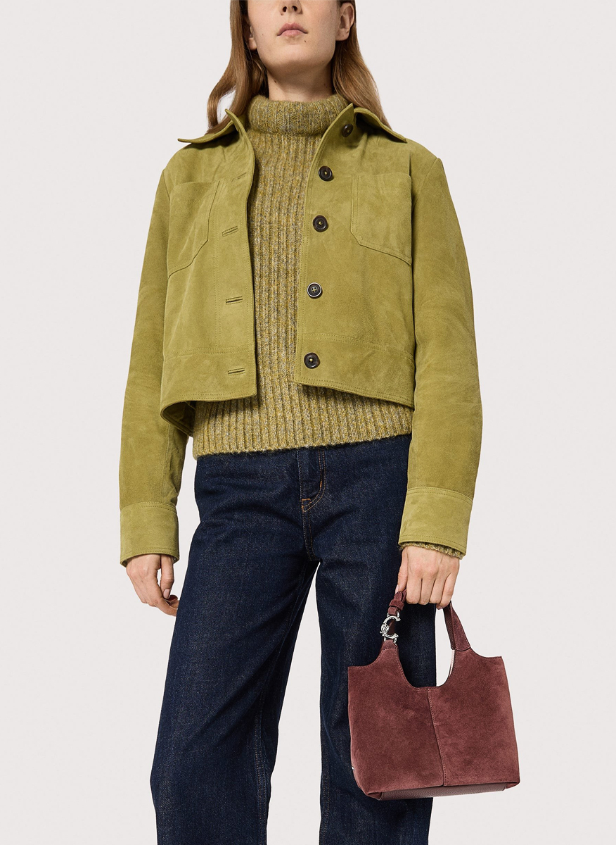 Coccinelle C-Easy Small suede mini bag
