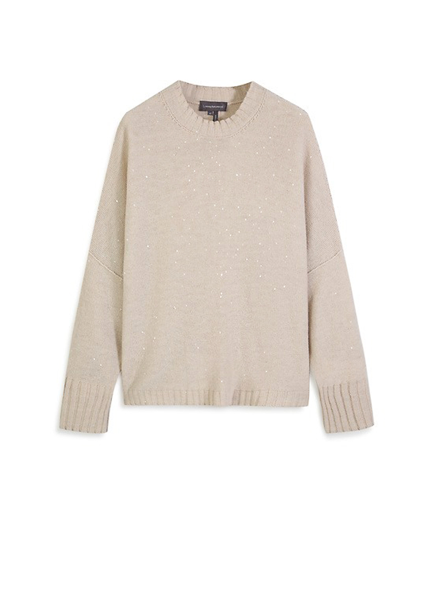 Lorena Antoniazzi sequin appliqué sweater