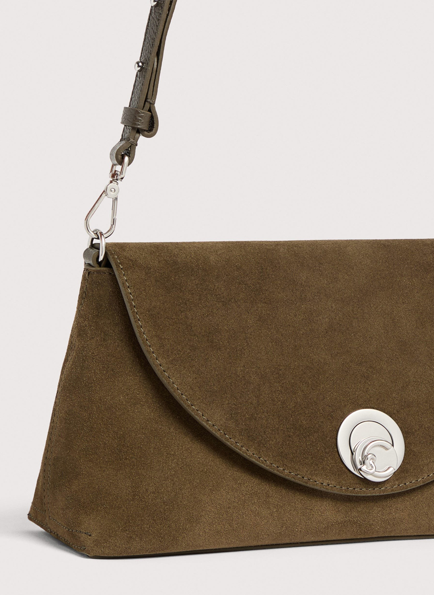 Coccinelle Nikla Medium suede bag