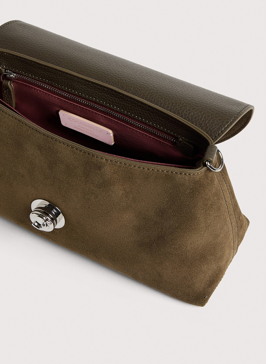 Coccinelle Nikla Medium suede bag