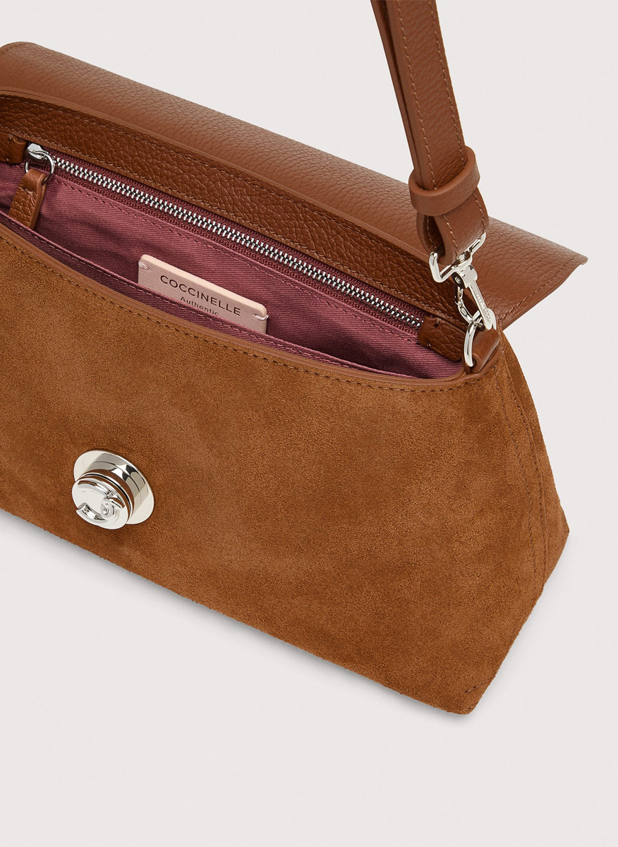 Coccinelle Nikla Medium suede bag