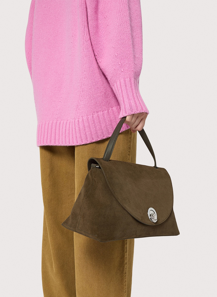 Coccinelle Nikla Medium suede bag