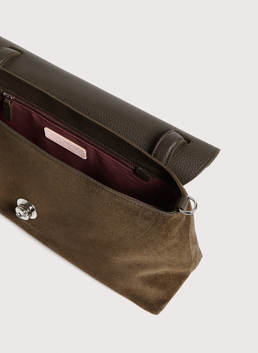 Coccinelle Nikla Medium suede bag