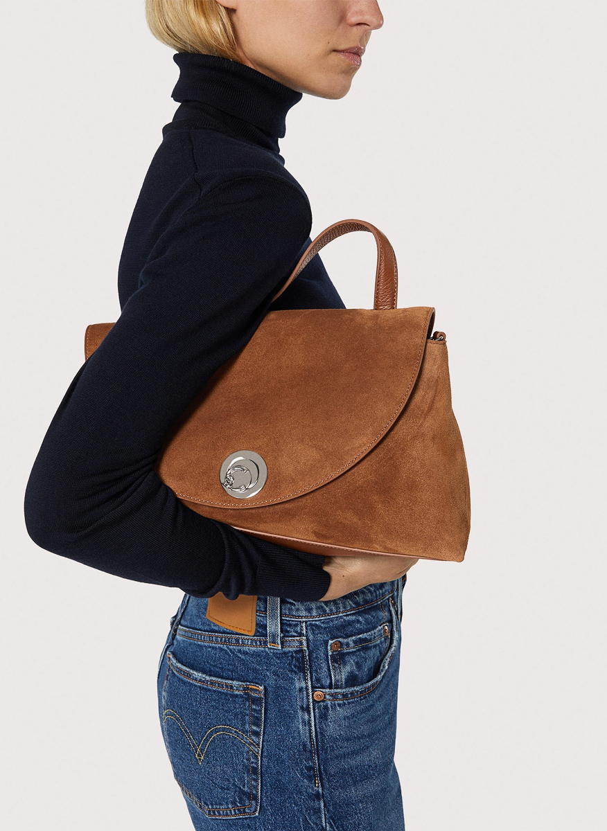Coccinelle Nikla Medium suede bag