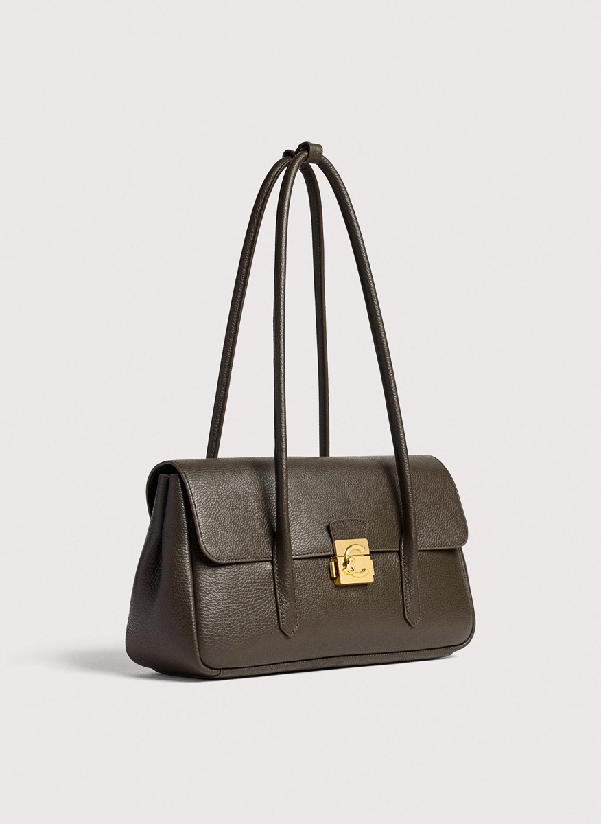 Coccinelle C-Me Lock Large leather bag