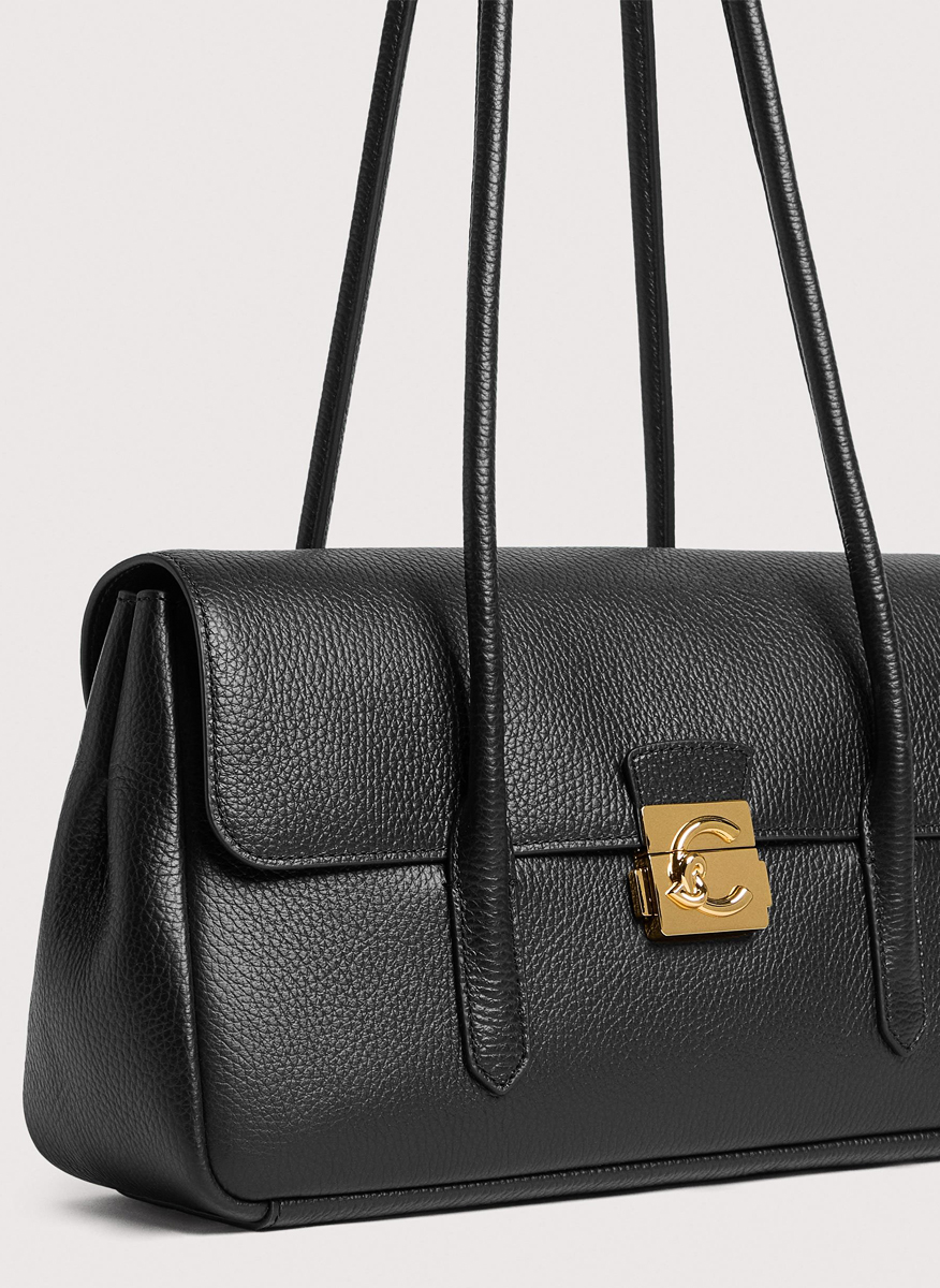 Coccinelle C-Me Lock Large leather bag