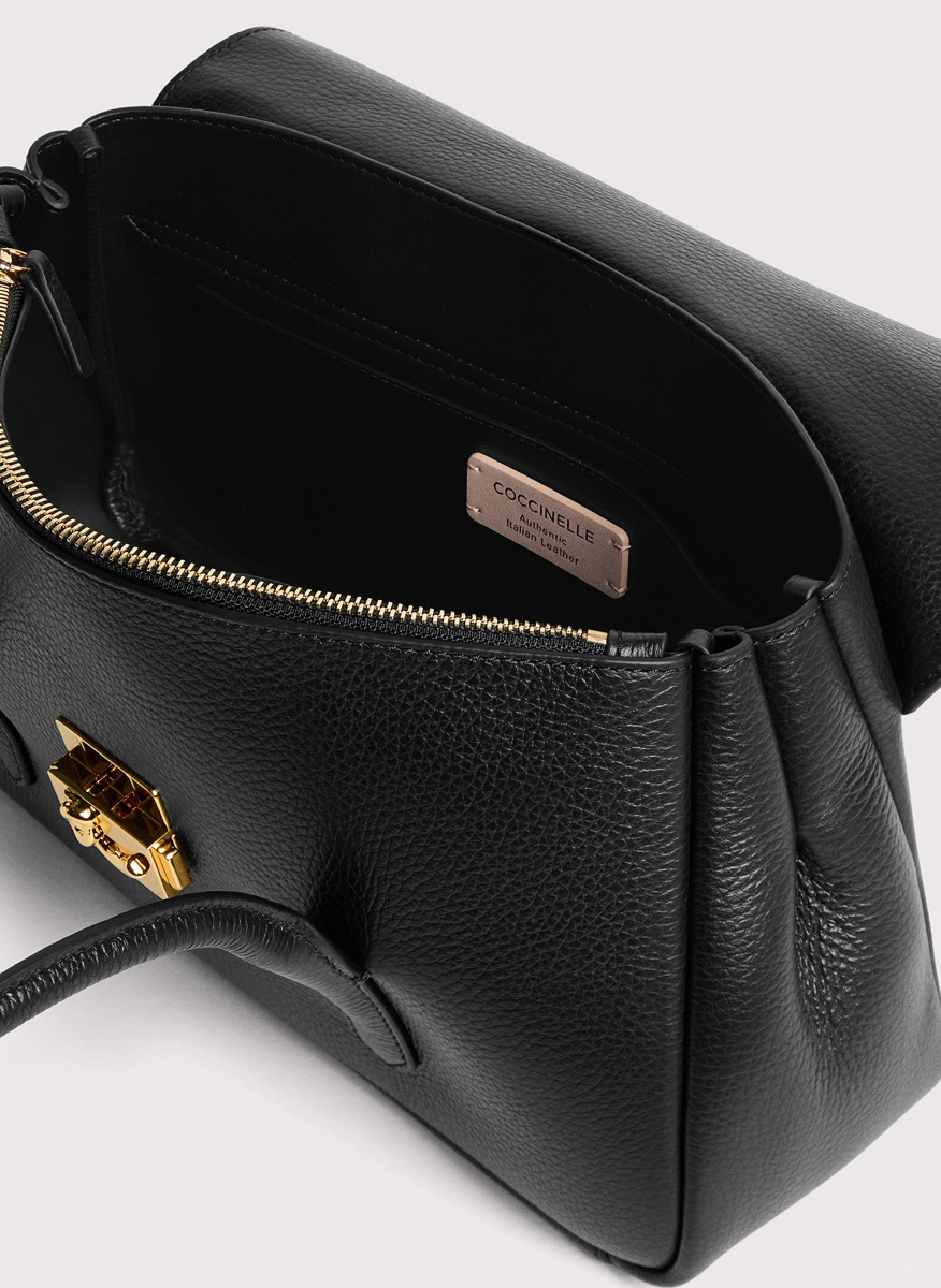 Coccinelle C-Me Lock Large leather bag